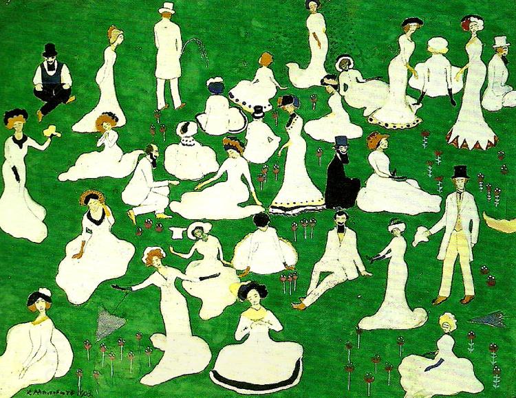 Kazimir Malevich relaxing China oil painting art